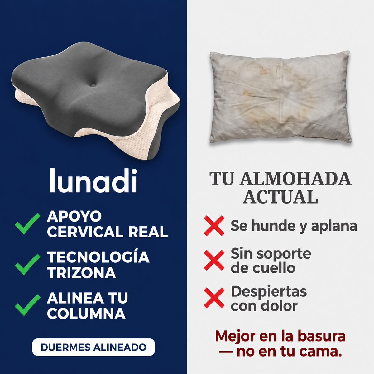 Almohada TriZona ™