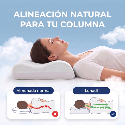 Almohada Cervical Contorno Lunadi
