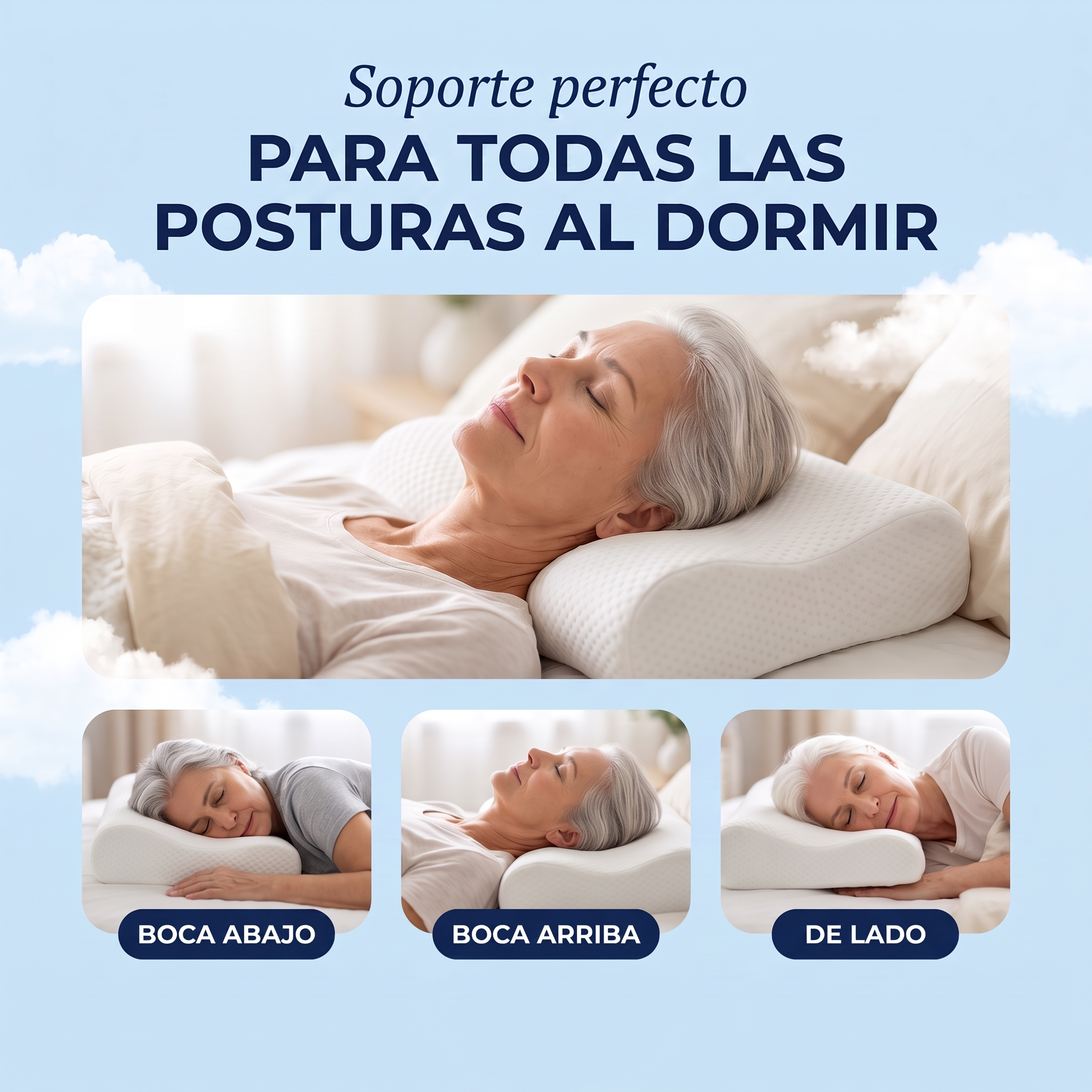 Almohada Cervical Contorno Lunadi